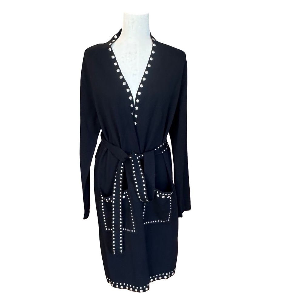 Black Studded Women's Sweater